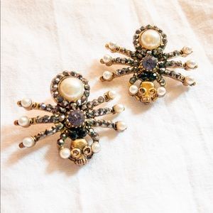 Spider earrings